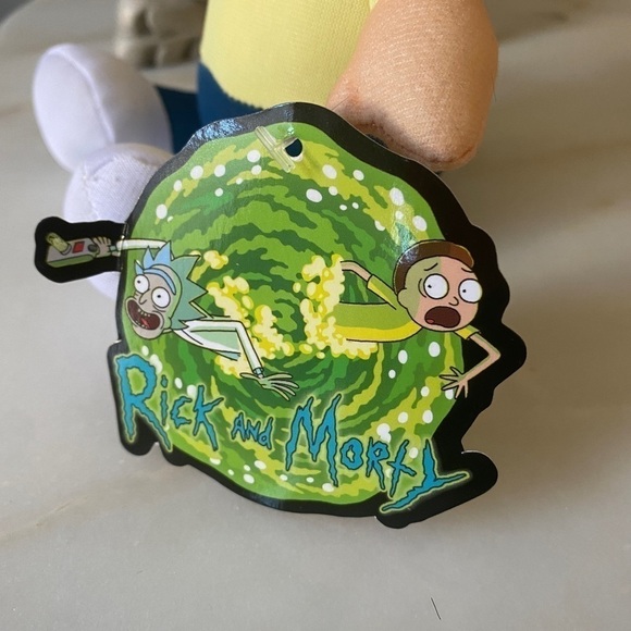 Rick and Morty Toy Factory Adult Swim Plush Stuffed Animal Doll 8” Morty - Picture 5 of 12